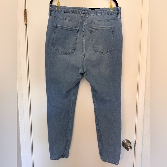 Good American GOOD WAIST SKINNY JEANS GW504T BLUE629 Size 20 Inseam 29" - Picture 4 of 7